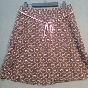 my Michelle A-line knee-length Brown/Pink Skirt Women's Size‎ 7/8